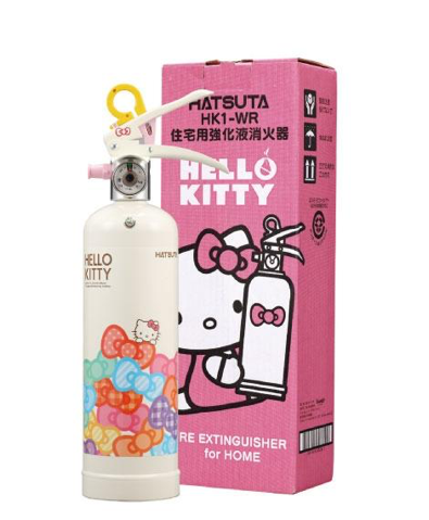 居家安全必備的Hello Kitty強化液滅火器